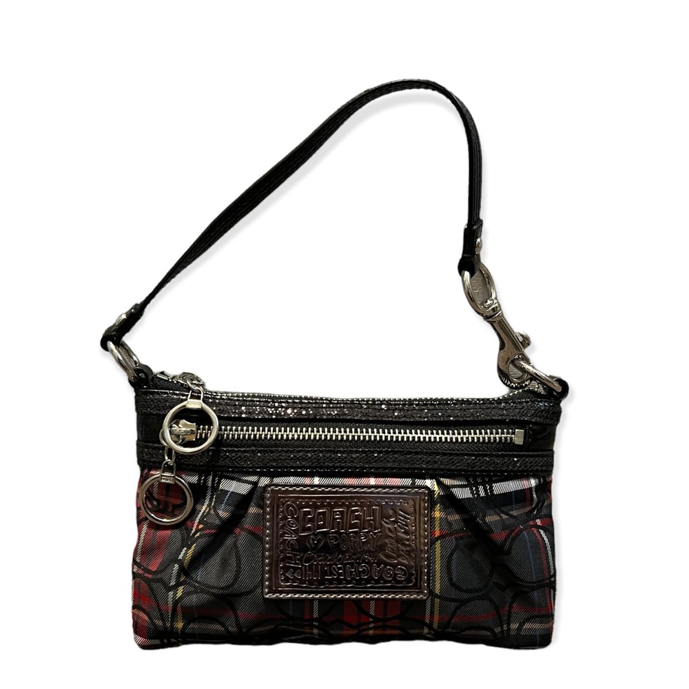 Coach Poppy Mini Plaid Purse